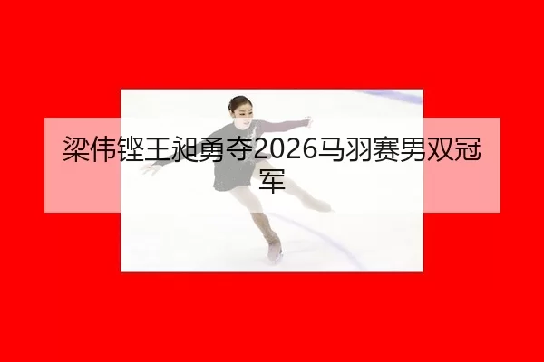梁伟铿王昶勇夺2026马羽赛男双冠军